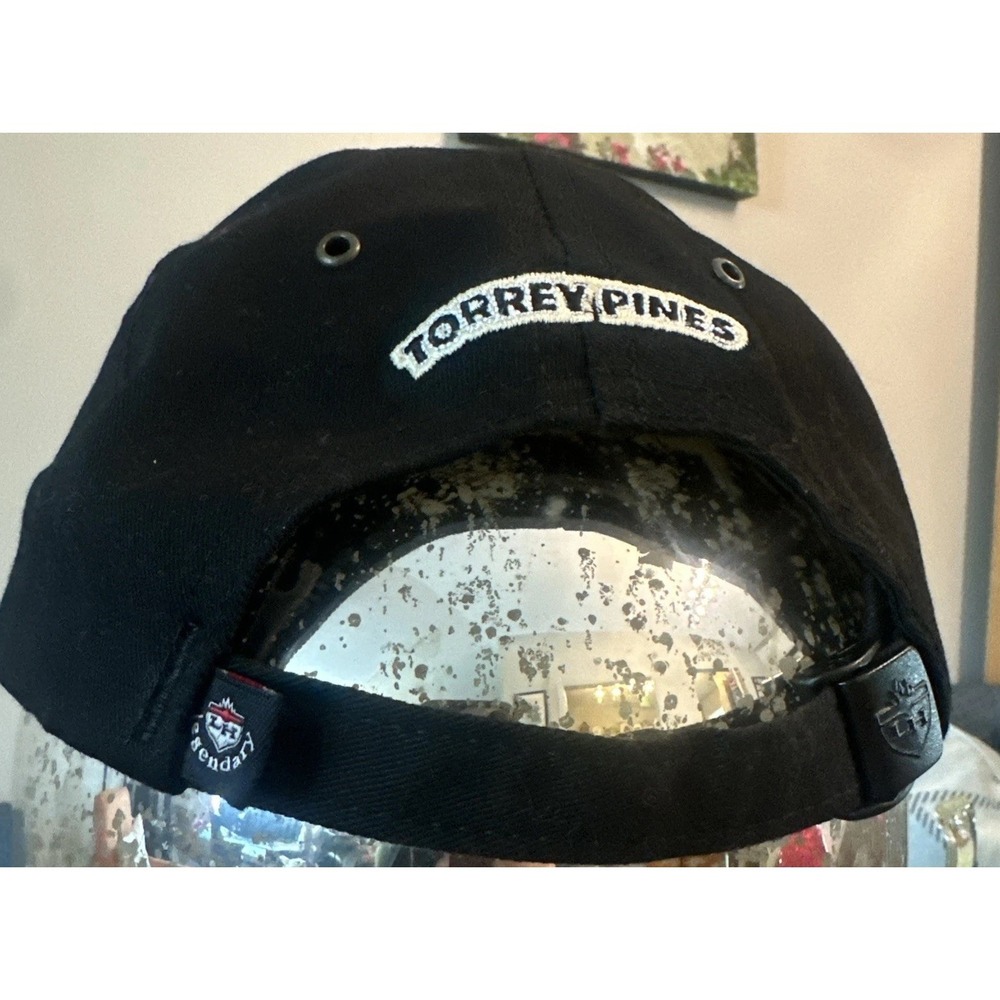 U.S. Open Torrey Pines 2008 Black Golf Hat Cap Adjustable W Price Sticker - Picture 3 of 6
